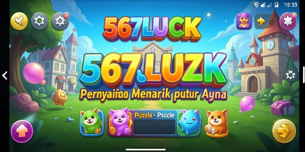Screenshot utama 567LUCK menunjukkan gameplay puzzle yang menarik dan menantang.