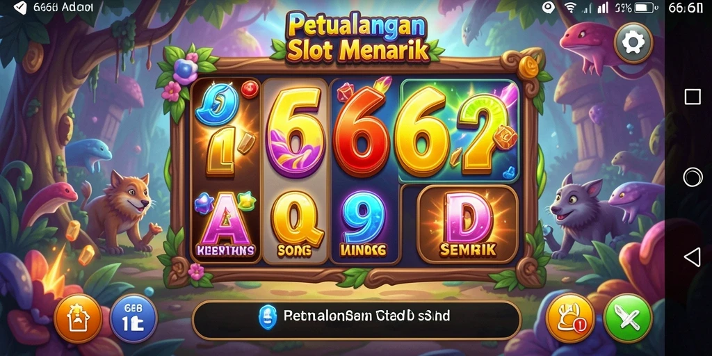 Tampilan gameplay slot yang seru di 666I.