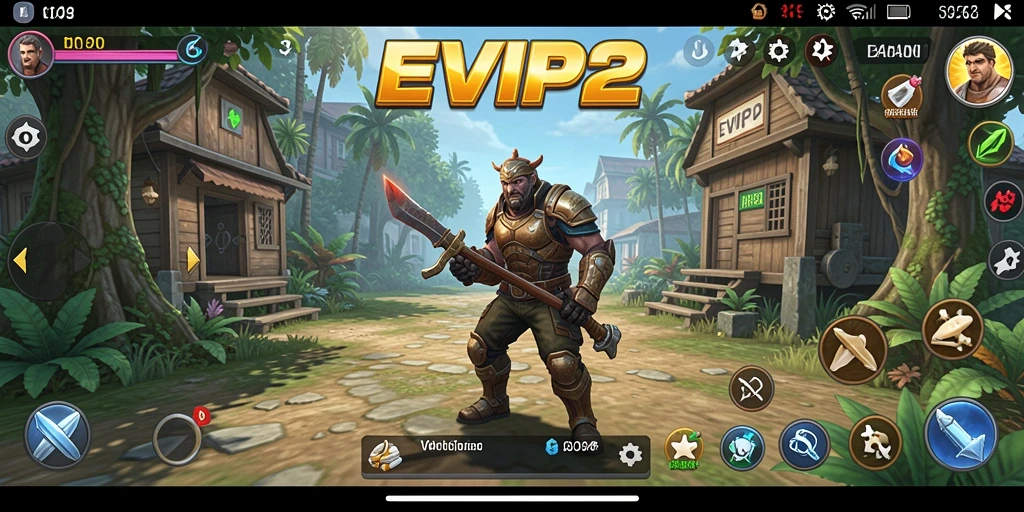 Tampilan gameplay EVIP2 menunjukkan simulasi kehidupan yang realistik.