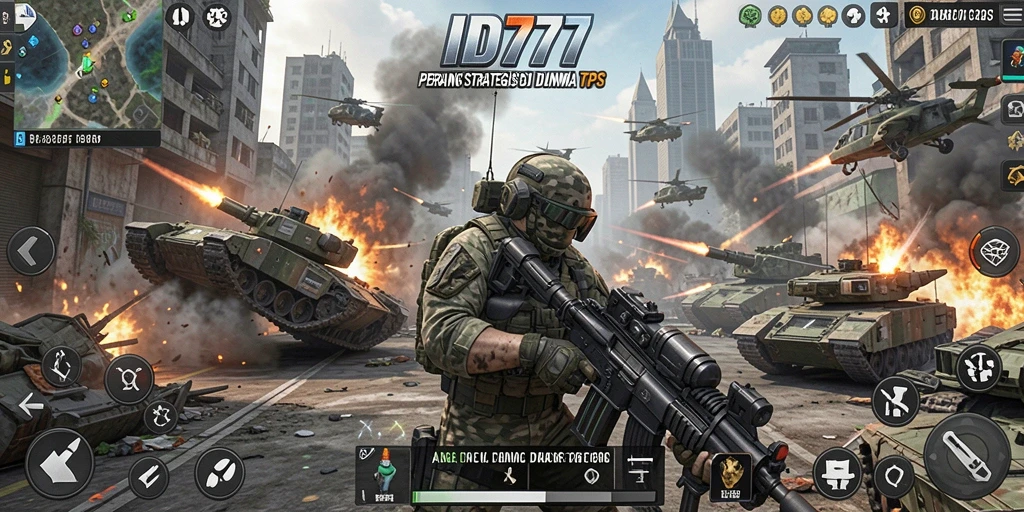 Tangkapan layar gameplay menampilkan pertempuran seru dan karakter yang dinamis.