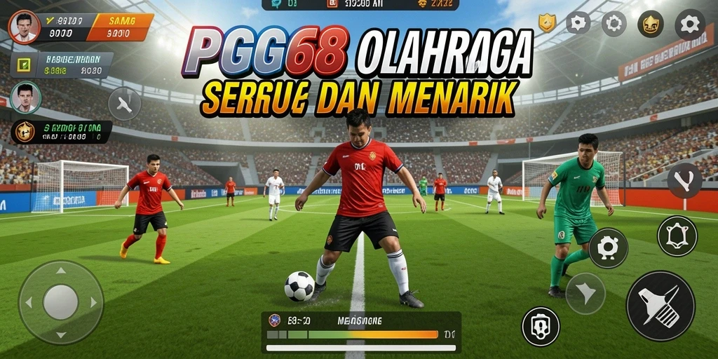 Screenshot gameplay PGG68 dengan aksi seru dalam olahraga.