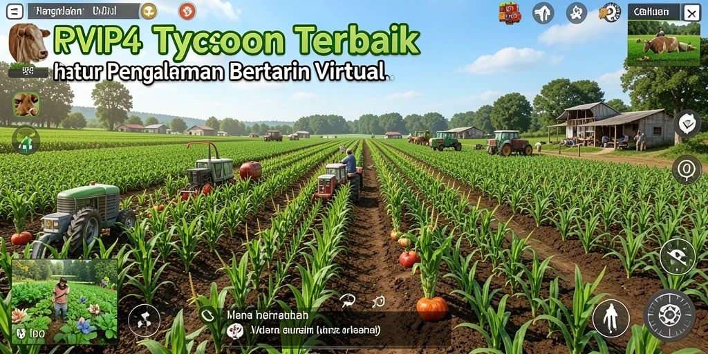 Tampilan menarik dari gameplay Tycoon di RPVIP4 yang memukau.