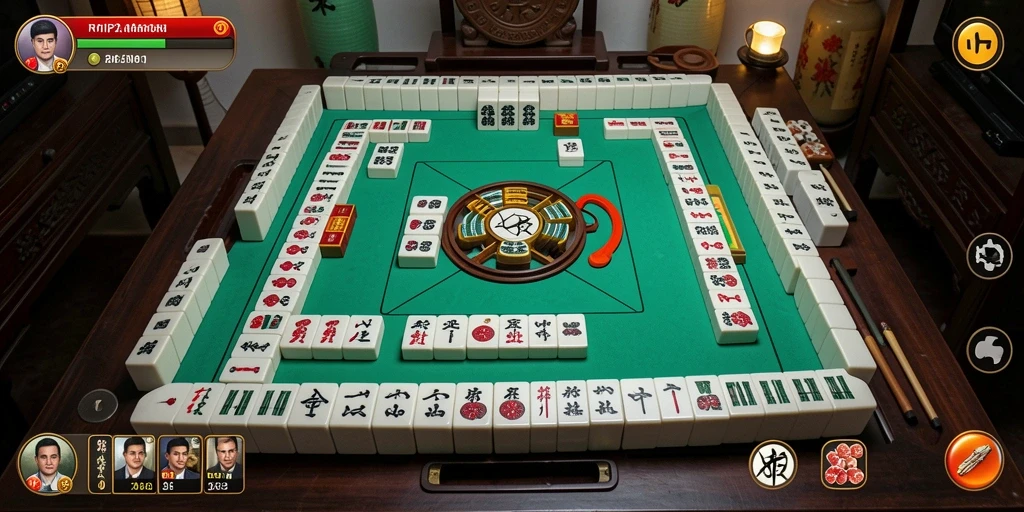 Tampilan gameplay RVIP2 yang menegangkan dengan desain Mahjong yang menarik.