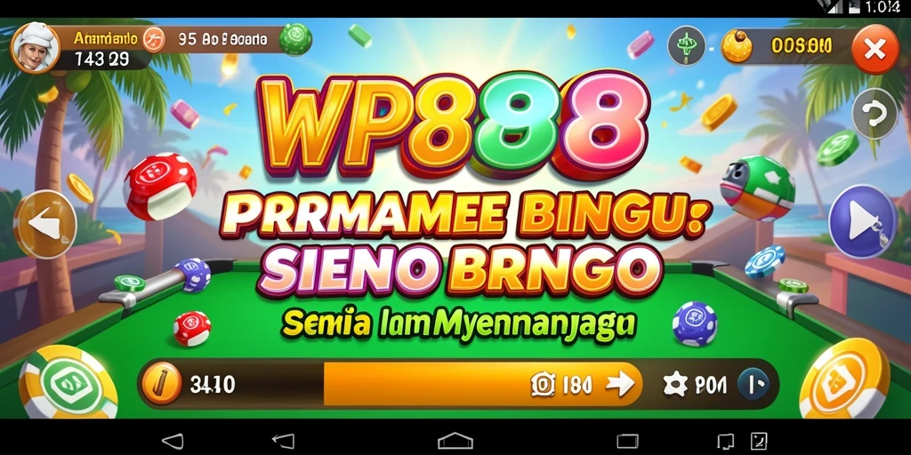 Tampilan gameplay Bingo yang mengasyikkan di WP888.